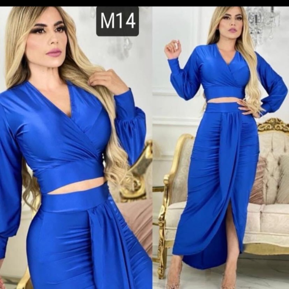 WOMENS STYLISH SKIRT 2 PIECE SET SIZE SMALL